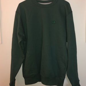NWT Dark Green Champion Crewneck
